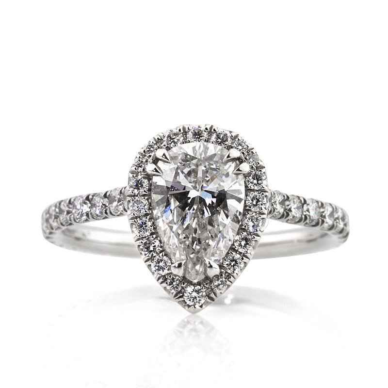 2.00ct Pear Shaped Diamond Engagement Ring