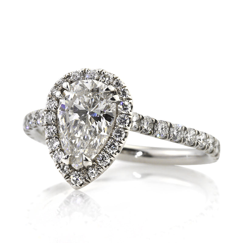 2.00ct Pear Shaped Diamond Engagement Ring