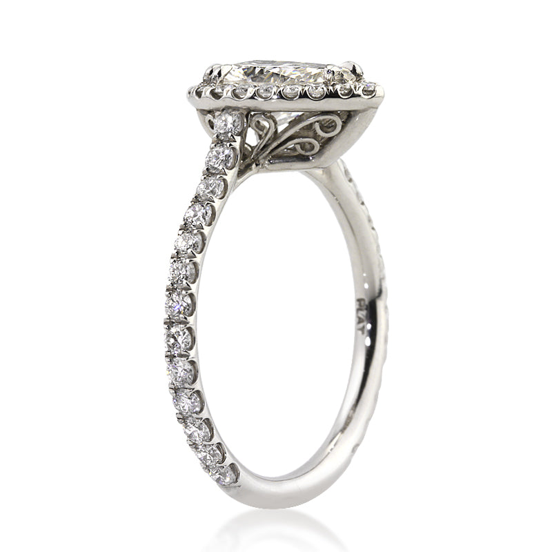 2.00ct Pear Shaped Diamond Engagement Ring