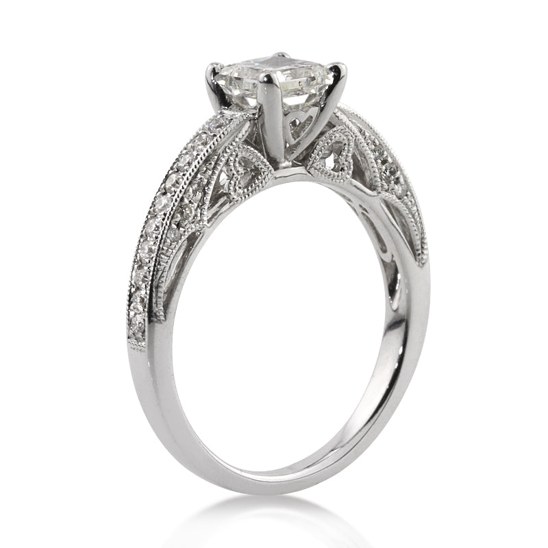 1.53ct Princess Cut Diamond Engagement Ring