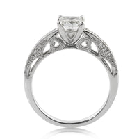1.53ct Princess Cut Diamond Engagement Ring