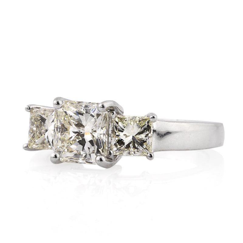 2.16ct Radiant Cut Diamond Engagement Ring