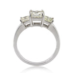 2.16ct Radiant Cut Diamond Engagement Ring