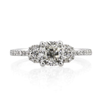 1.63ct Cushion Cut Diamond Engagement Ring