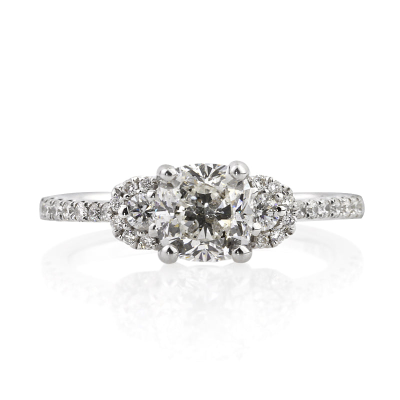 1.63ct Cushion Cut Diamond Engagement Ring