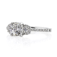 1.63ct Cushion Cut Diamond Engagement Ring