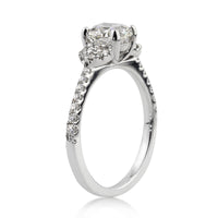 1.63ct Cushion Cut Diamond Engagement Ring