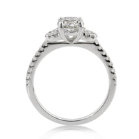 1.63ct Cushion Cut Diamond Engagement Ring