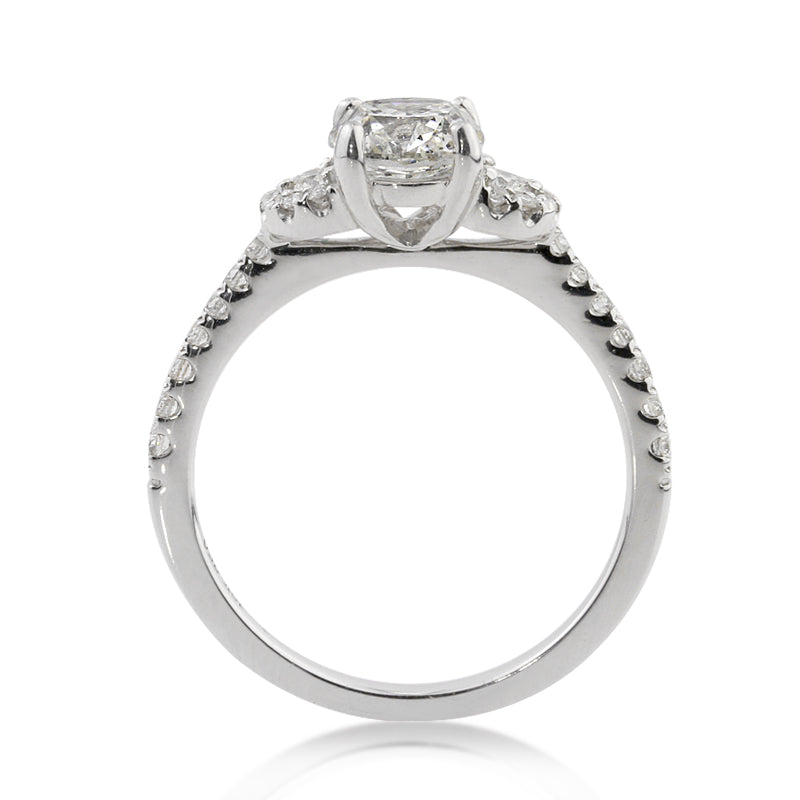 1.63ct Cushion Cut Diamond Engagement Ring