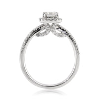2.22ct Emerald Cut Diamond Engagement Ring