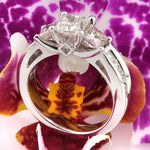 2.96ct Princess Cut Diamond Engagement Ring