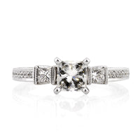 2.03ct Princess Cut Diamond Engagement Ring