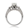 2.03ct Princess Cut Diamond Engagement Ring