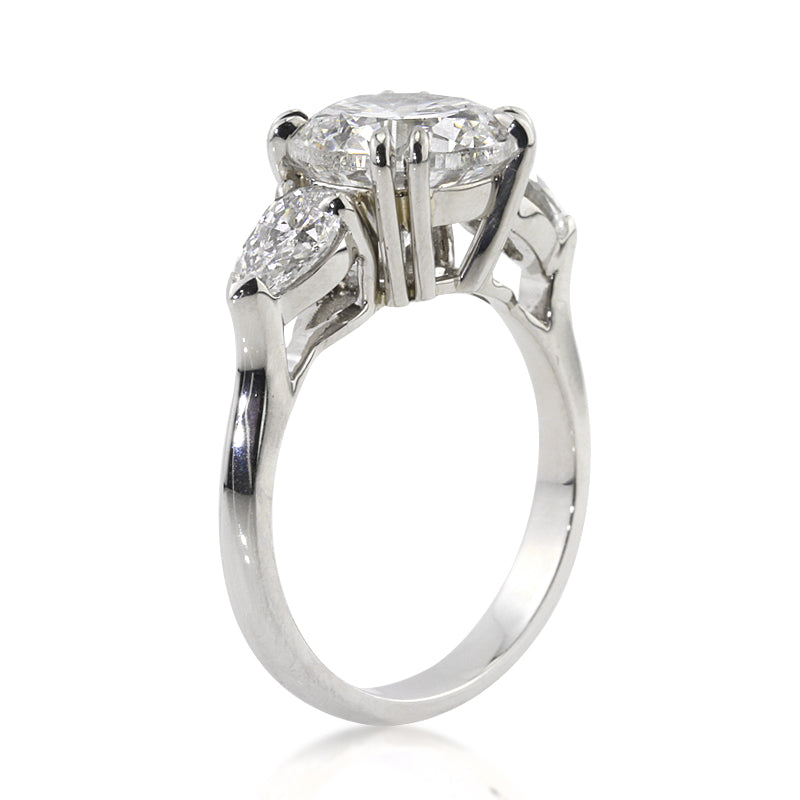 4.02ct Round Brilliant Cut Diamond Engagement Ring
