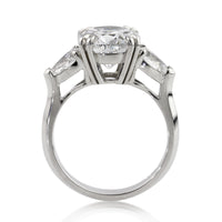4.02ct Round Brilliant Cut Diamond Engagement Ring