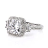 3.65ct Cushion Cut Diamond Engagement Ring