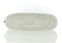 33.86ct Round Brilliant Cut Diamond Bangle