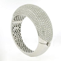 33.86ct Round Brilliant Cut Diamond Bangle