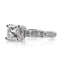 2.35ct Princess Cut Diamond Engagement Ring
