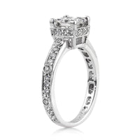 2.35ct Princess Cut Diamond Engagement Ring