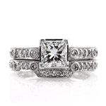 2.35ct Princess Cut Diamond Engagement Ring
