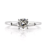 1.17ct Round Brilliant Cut Diamond Engagement Ring