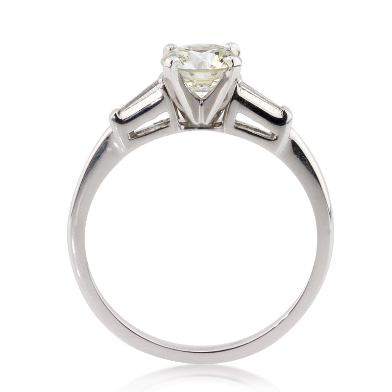 1.17ct Round Brilliant Cut Diamond Engagement Ring