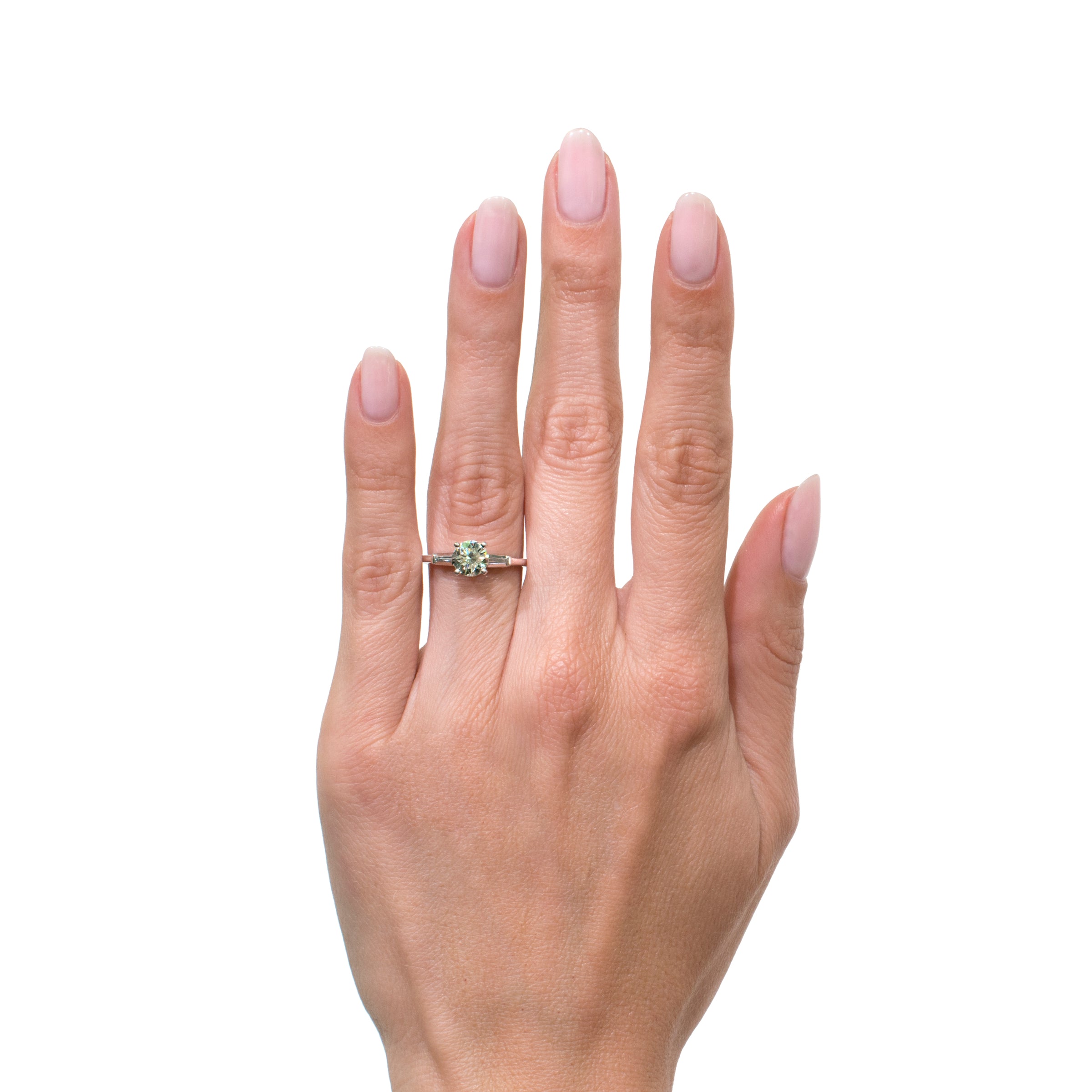 1.17ct Round Brilliant Cut Diamond Engagement Ring