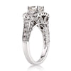 2.59ct Princess Cut Diamond Engagement Ring