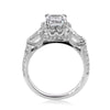 3.01ct Emerald Cut Diamond Engagement Ring