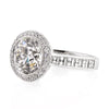 7.09ct Old European Cut Diamond Engagement Ring