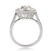 7.09ct Old European Cut Diamond Engagement Ring