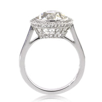 7.09ct Old European Cut Diamond Engagement Ring