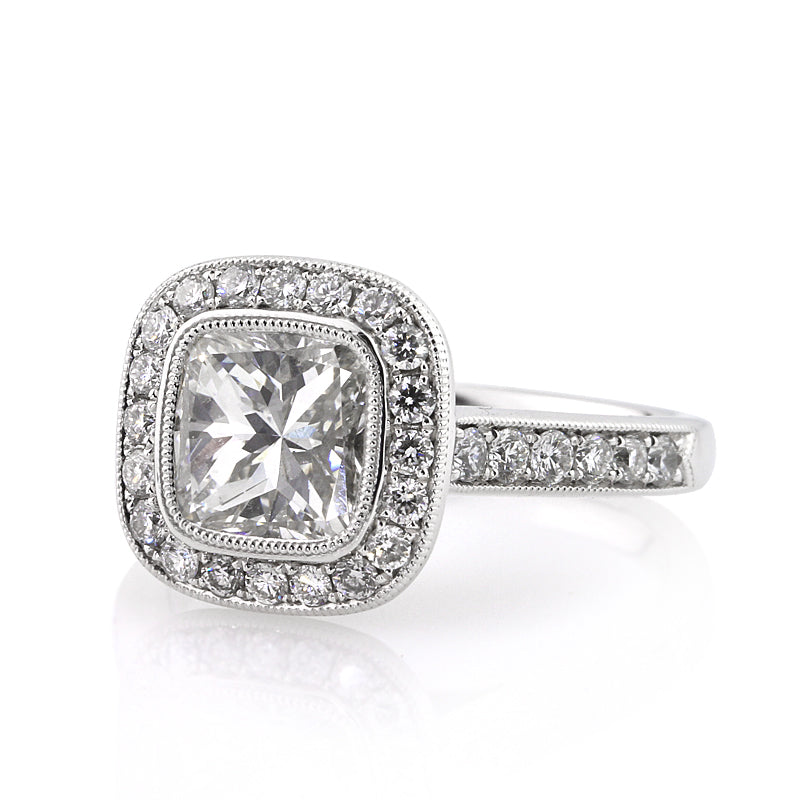 3.54ct Cushion Cut Diamond Engagement Ring