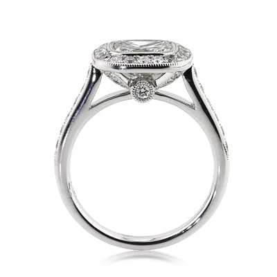 3.54ct Cushion Cut Diamond Engagement Ring