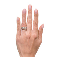 1.85ct Round Brilliant Cut Diamond Rose Gold Band