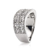 1.85ct Round Brilliant Cut Diamond White Gold Band