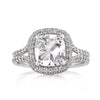 3.25ct Cushion Cut Diamond Engagement Ring