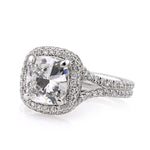 3.25ct Cushion Cut Diamond Engagement Ring