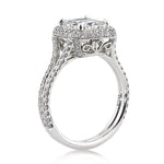 3.25ct Cushion Cut Diamond Engagement Ring