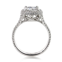 3.25ct Cushion Cut Diamond Engagement Ring