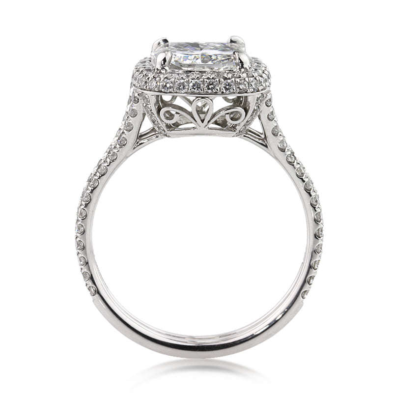 3.25ct Cushion Cut Diamond Engagement Ring