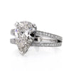 3.94ct Pear Shape Diamond Engagement Ring