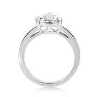 3.94ct Pear Shape Diamond Engagement Ring