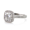 3.21ct Cushion Cut Diamond Engagement Ring