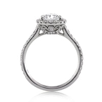 2.95ct Pear Shaped Diamond Engagement Ring