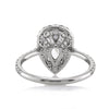 2.95ct Pear Shaped Diamond Engagement Ring