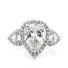 5.72ct Pear Shaped Diamond Engagement Ring