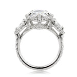 5.72ct Pear Shaped Diamond Engagement Ring