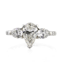 2.21ct Pear Shaped Diamond Engagement Ring